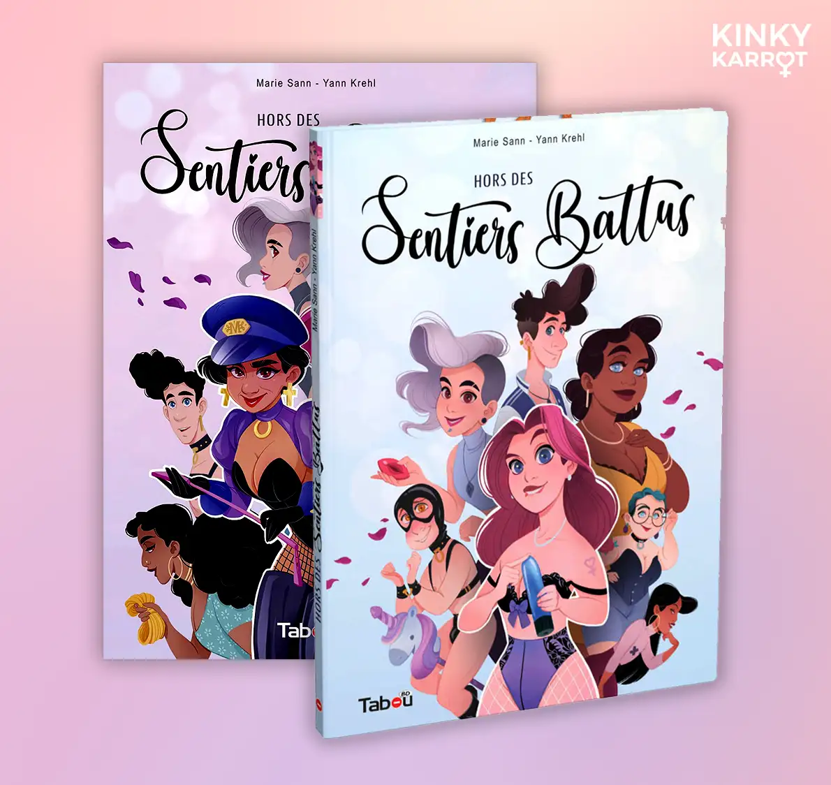 Kinky Karrot Comic French Edition - erotic graphic novel set