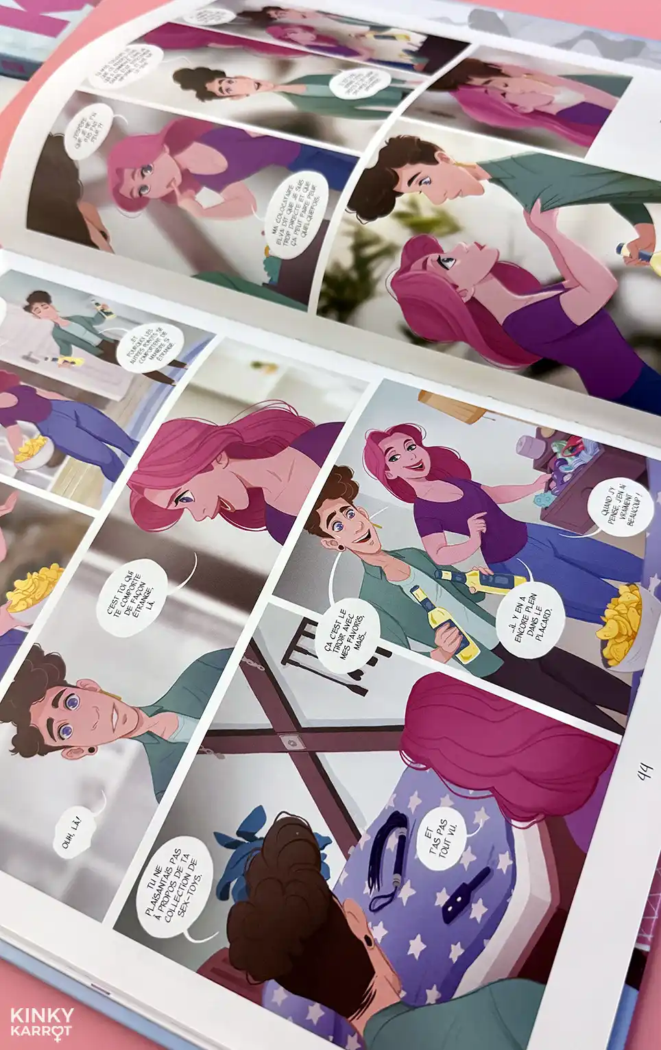 Kinky Karrot erotic graphic novel set French 1