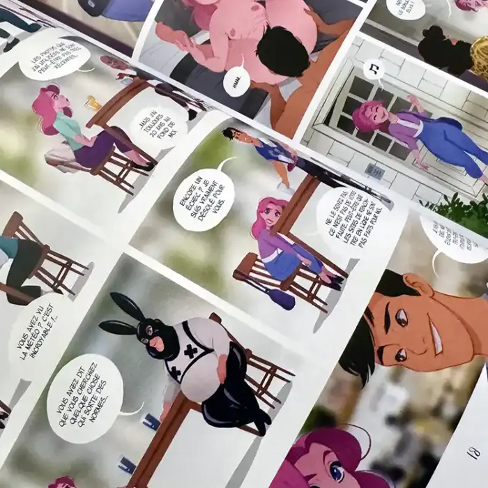 Kinky Karrot erotic graphic novel set French 2