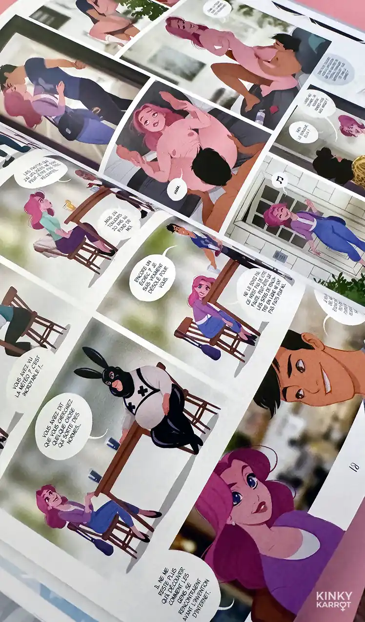 Kinky Karrot erotic graphic novel set French 2