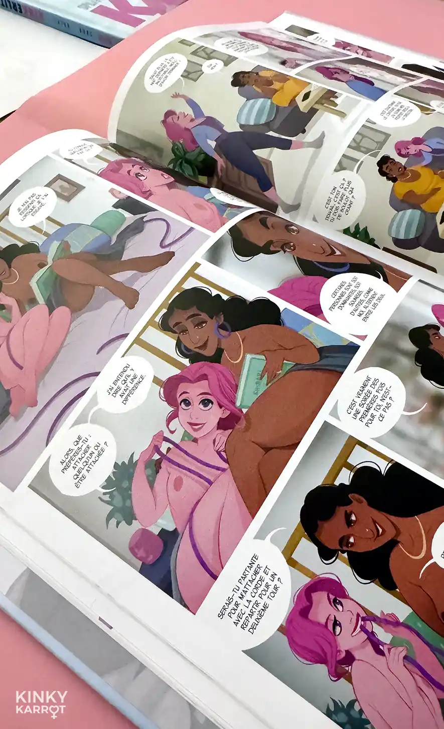 Kinky Karrot erotic graphic novel set French 3