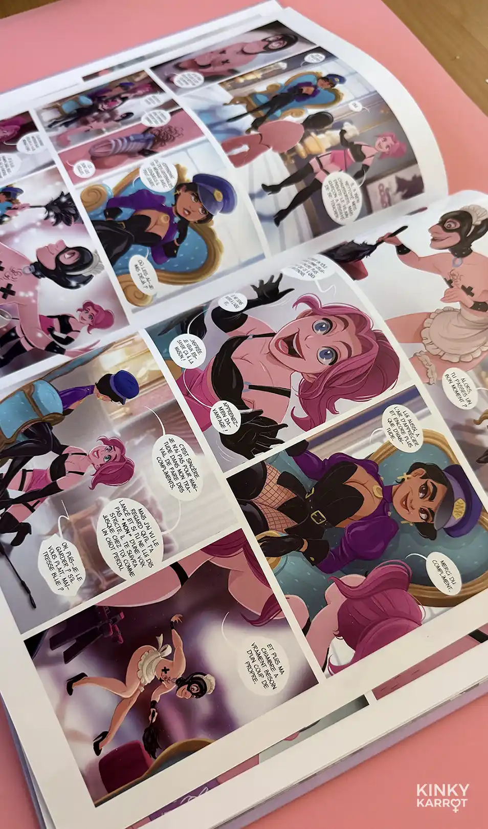 Kinky Karrot erotic graphic novel set French 5