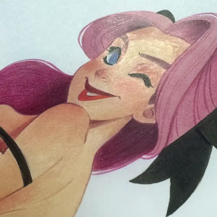 flirty lizzy kinky character artwork