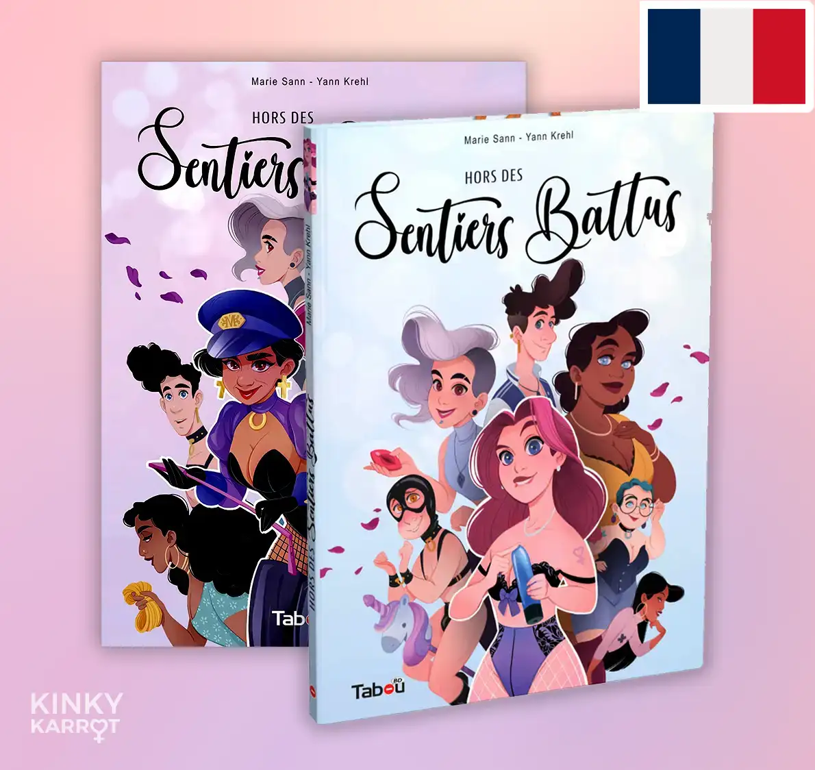 Kinky Karrot Comic French Edition - erotic graphic novel set