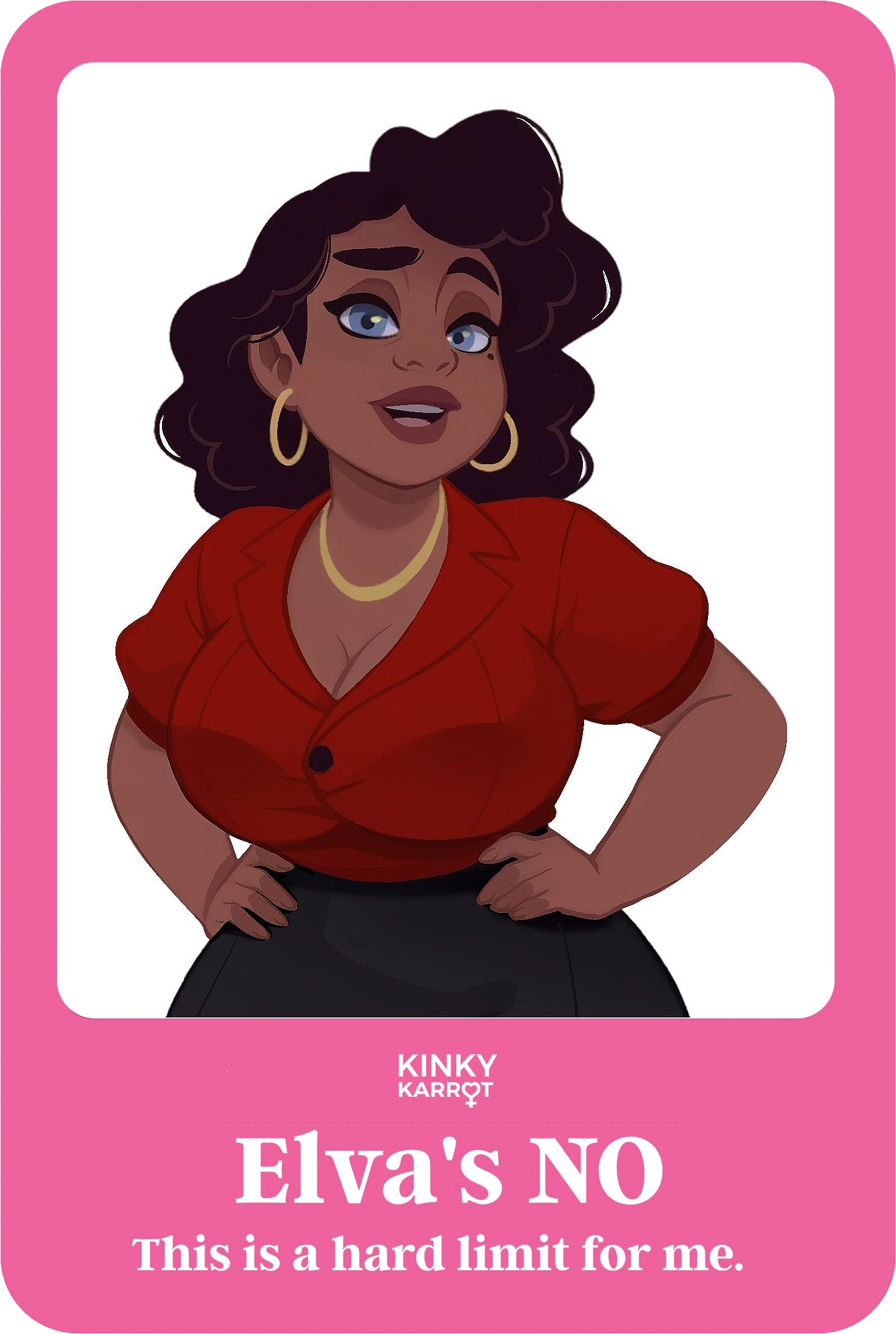 Kinky Karrot Safe-Communication Card NO how to introduce kink to your partner